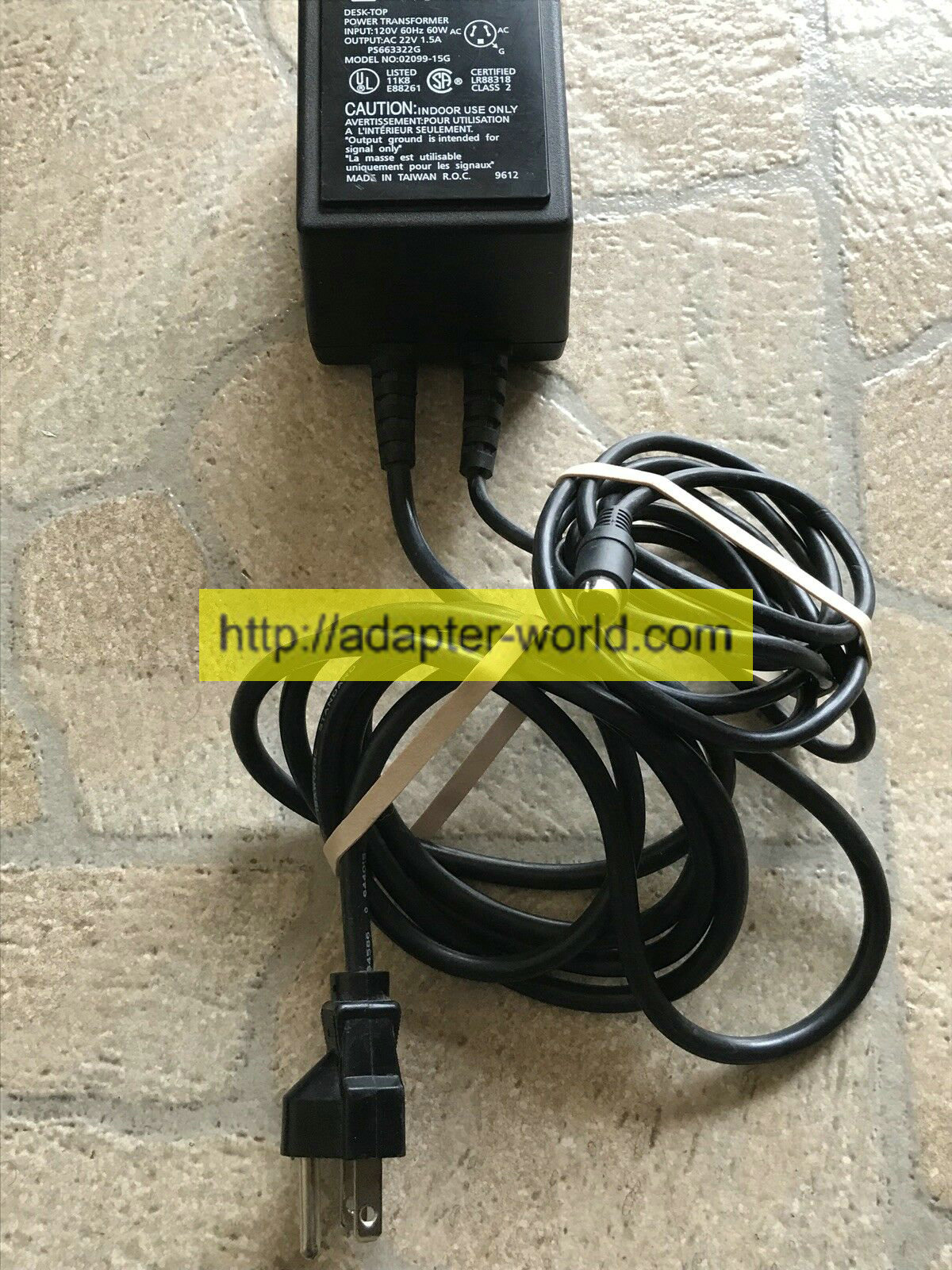 *100% Brand NEW* Plug In Transformer 22V 1.5A Good Condit Verifone 02099-15G PS663322G Power Supply Adapter Fr